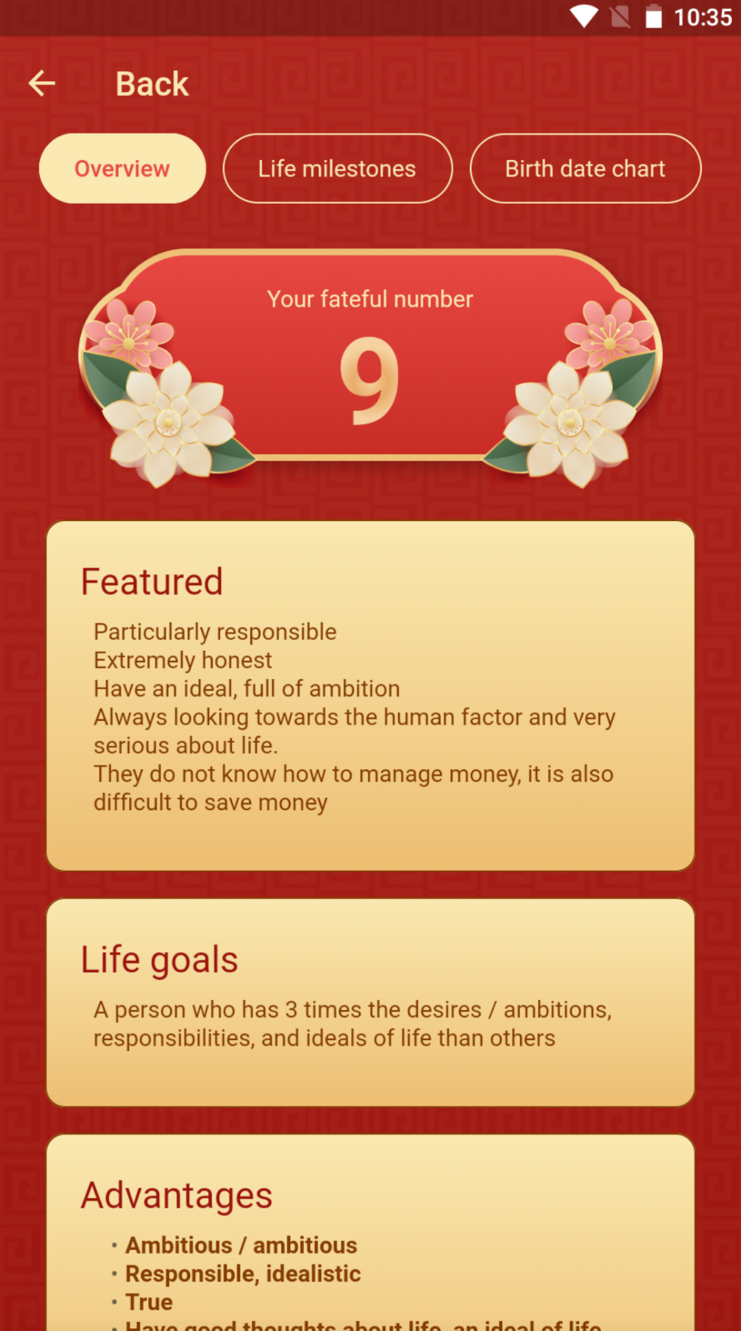 Numerology 2026 screenshot 2