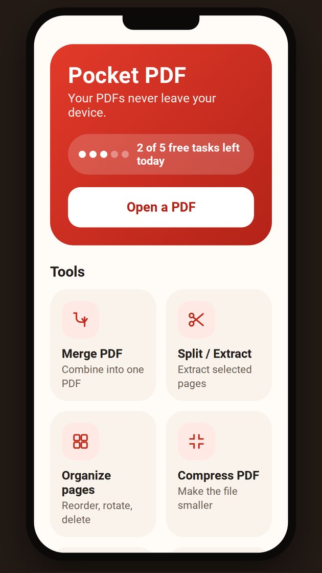 Pocket PDF screenshot 1