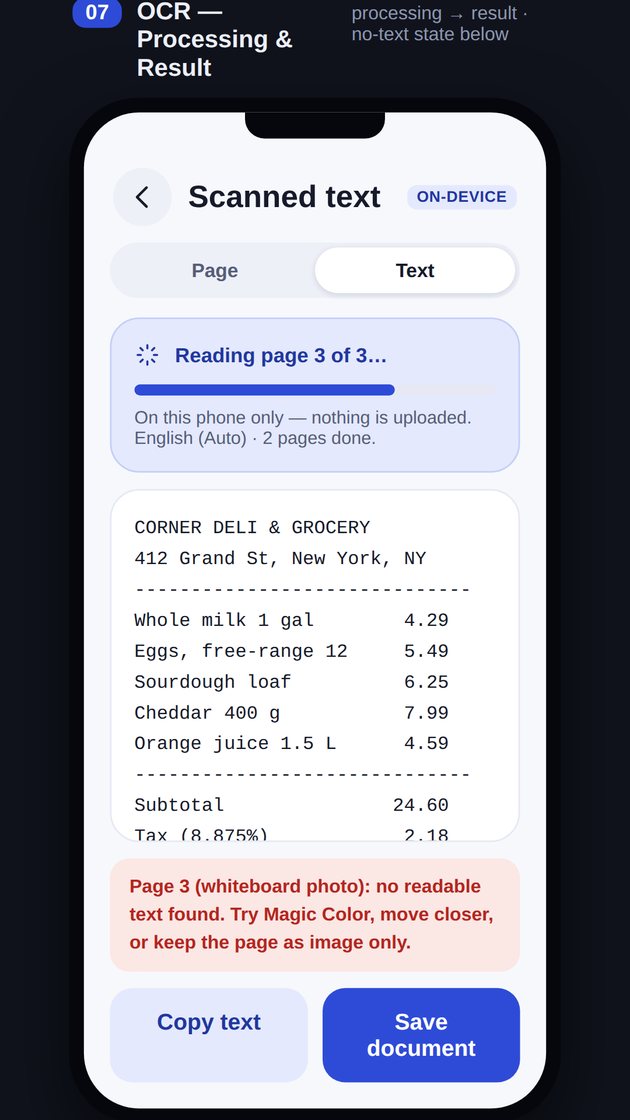 Pocket Scan screenshot 4