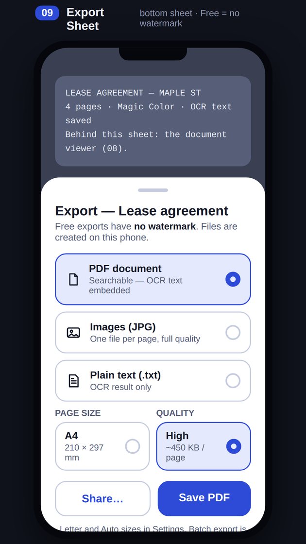 Pocket Scan screenshot 5